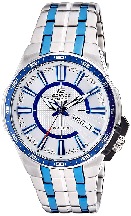 Casio Edifice Analog White Dial Men's Watch
