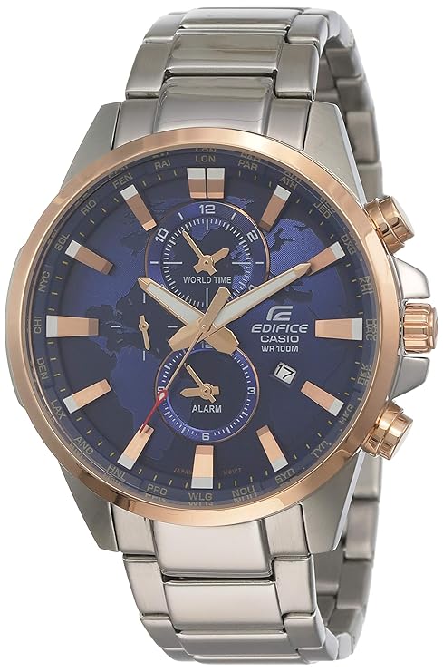 Casio Edifice Analog Blue Dial Men's Watch