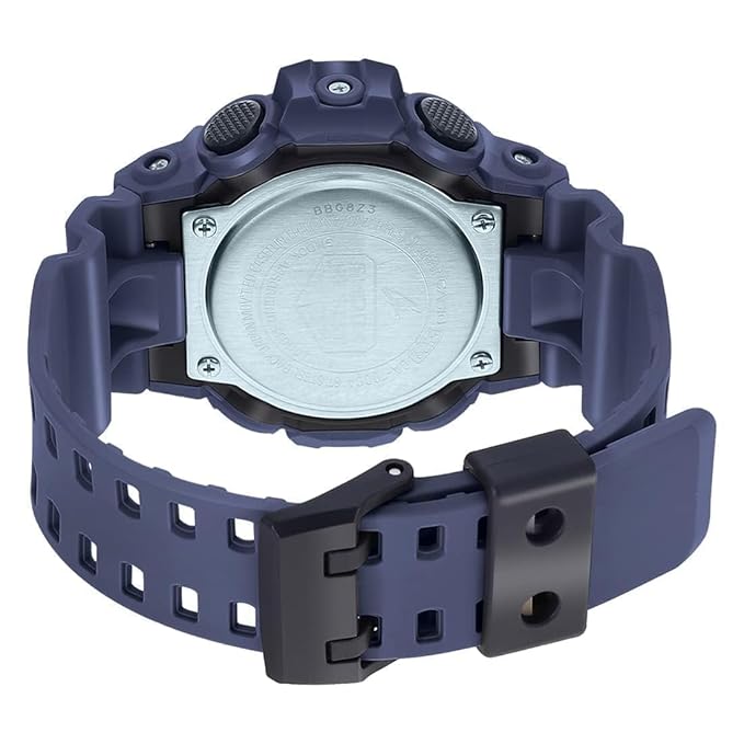 Casio G-Shock GA-700CA-2ADR Blue Analog-Digital Dial Blue Resin Strap Men's Watch Shock and 200M Water Resistant