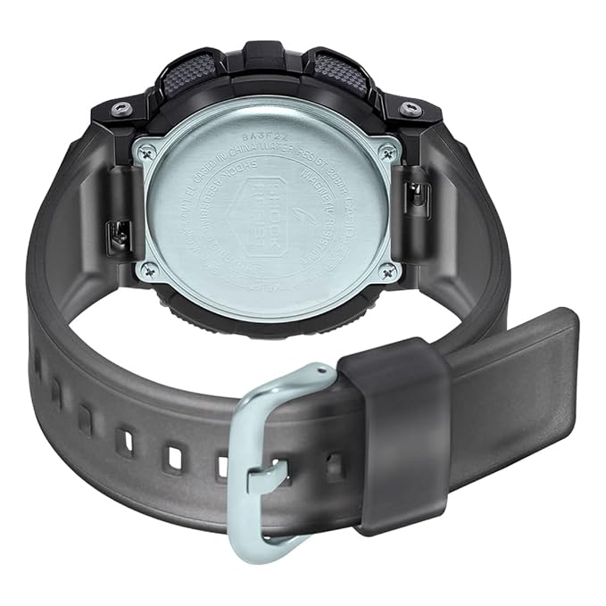 Casio G-Shock GM-110MF-1ADR Black IP Gray Analog-Digital Dial Gray Resin Strap Men's Watch Shock Resistant 200M Water Resistant