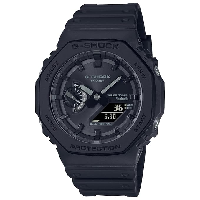 Casio G-Shock GA-B2100-1A1DR Black Analog-Digital Dial Black Resin Strap Men's Watch Tough Solar Bluetooth