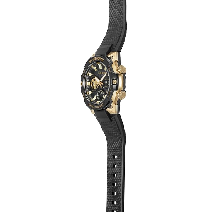 Casio Men Resin G-Shock AnalogDigital Black Dial Gst-B400Gb-1A9Dr (G1274), Band Color-Black