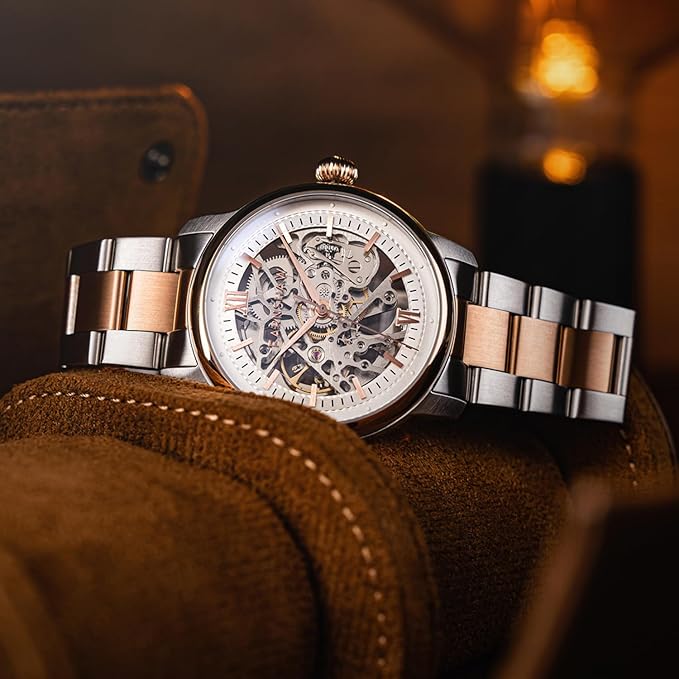 EARNSHAW Analog White Dial Men's Watch