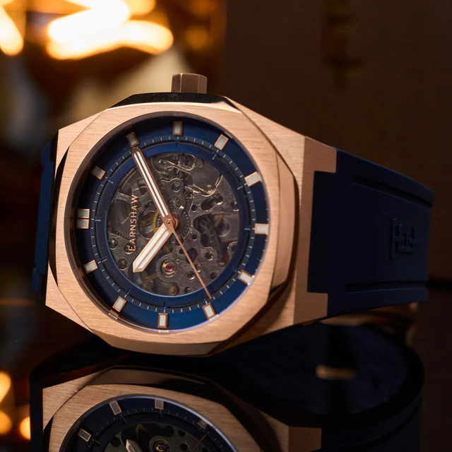Earnshaw Drake Skeleton Automatic Analog Watch  - For Men