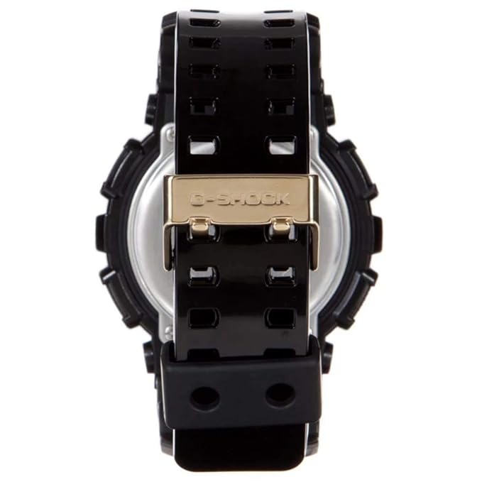 Casio G-Shock GA-110GB-1ADR Black & Gold Analog-Digital Dial Black Resin Strap Men's Watch Shock and 200M Water Resistant