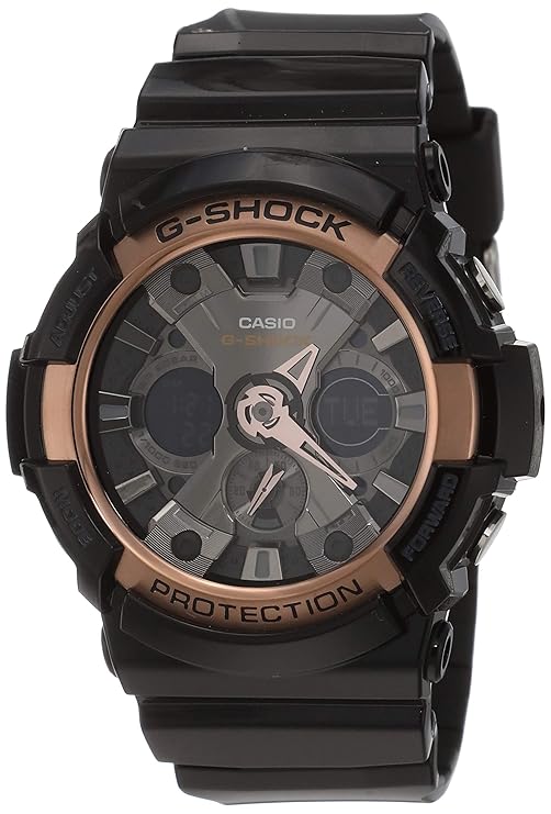 Casio G-Shock GA-400-1BHDR Black & Red Analog-Digital Dial Black Resin Strap Men's Watch Shock and 200M Water Resistant