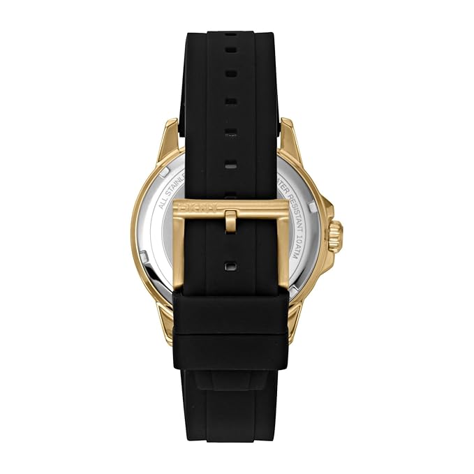 DKNY Active Analog Plain 3-Hands Japanese Movement Round Dial, Diameter 43 MM, 100 m Water Resistance Men's Wrist Watch