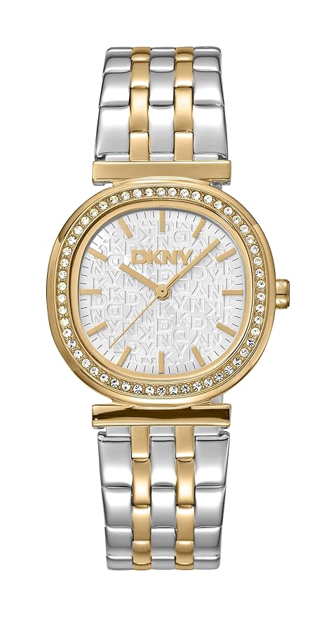 DKNY Evening Analog Silver Round Dial Women's Watch