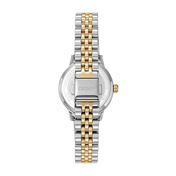 DKNY Everyday Japanese Movement Round Dial, Bracelet Width 14 x 12 MM, 50 m Water Resistance Women's Wrist Watch