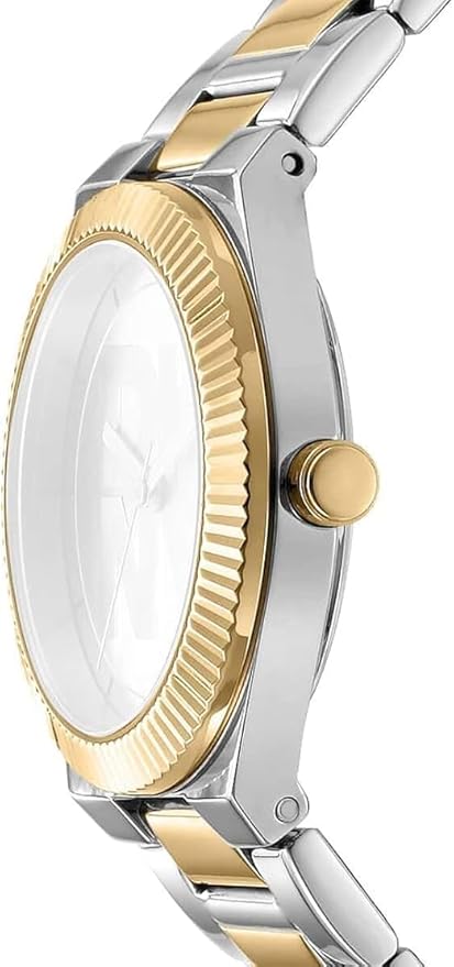 DKNY Logo Japanese Movement Round Dial, Bracelet Width 20 x 16 MM, 50 m Water Resistance Women's Wrist Watch