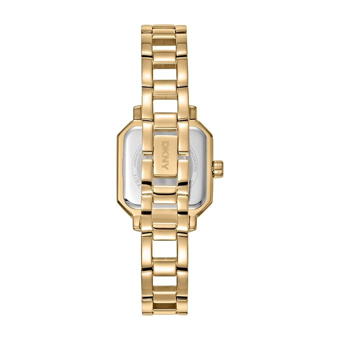 DKNY Urban Plain 2 Hands Japanese Movement Rectangle Dial, Bracelet Width 12 x 12 MM, 30 m Water Resistance Women's Wrist Watch