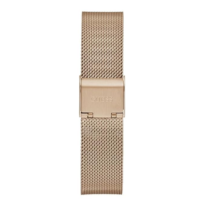 Guess Iconic Collection Analog Rose Gold Dial Women's Watch-GW0477L3 Stainless Steel, Rose Gold Strap