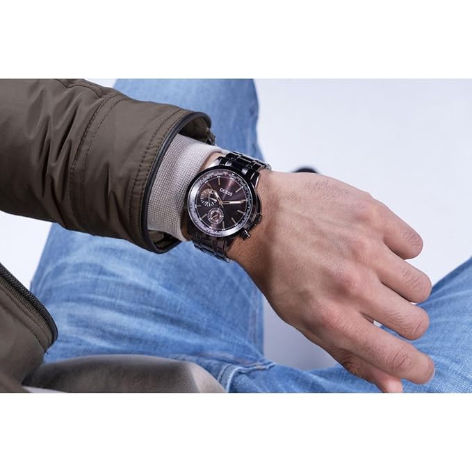 Guess Spec Collection Analogue Brown Dial Men's Watch