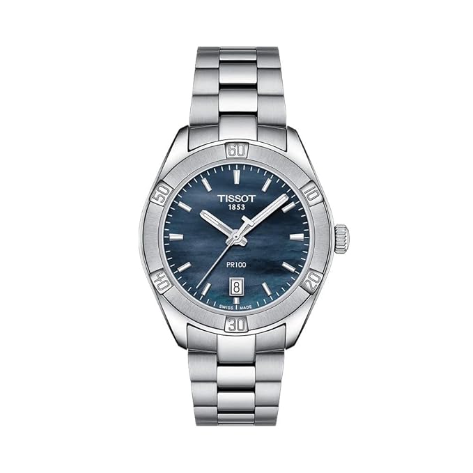 Tissot PR 100 Sport Chic Mother of Pearl Dial Women's Watch