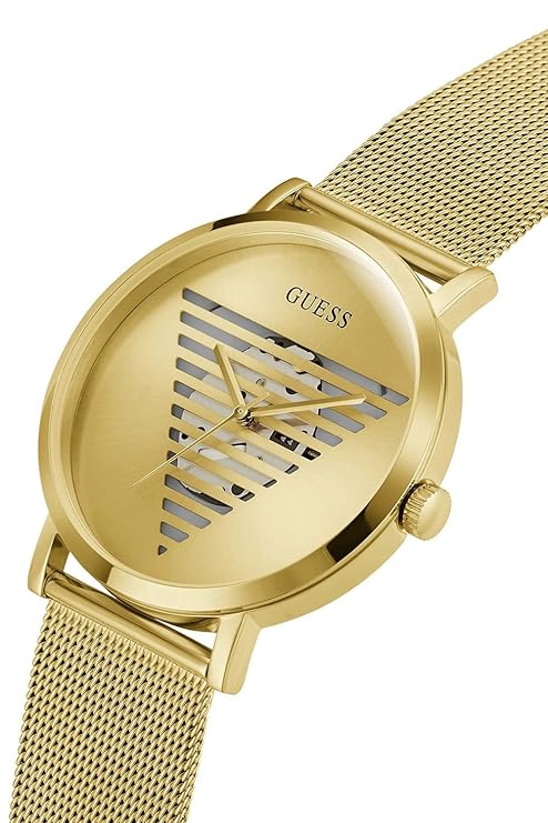 Guess Analog Beige Dial Men's Watch