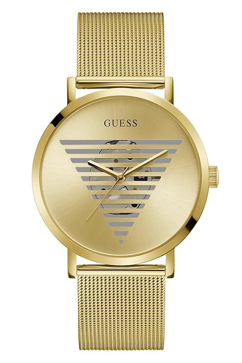 Guess Analog Beige Dial Men's Watch