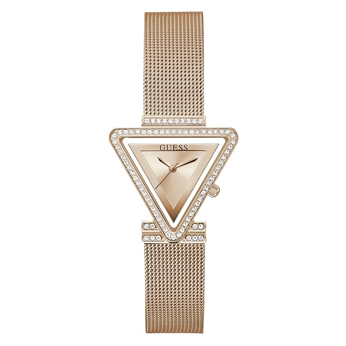Guess Trend 34 mm Rose Gold Dial Women Analog Watch