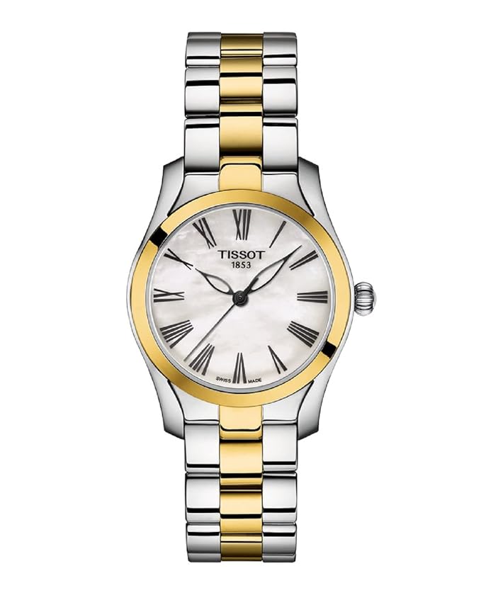 Tissot Womens T-Wave Swiss Quartz Stainless Steel Dress Watch