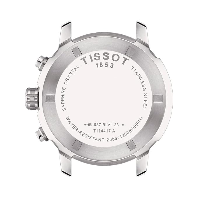 Tissot PRC 200 Chronograph Black Dial Men's Watch