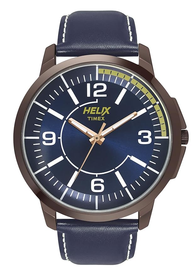 Helix Analog Blue Dial Men's Watch