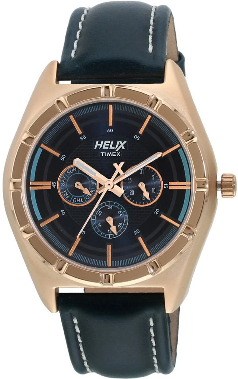 Helix Analog Blue Dial Men's Watch