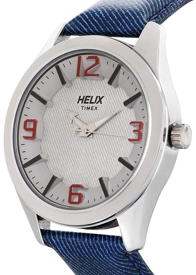 Helix Analog Grey Dial Men's Watch