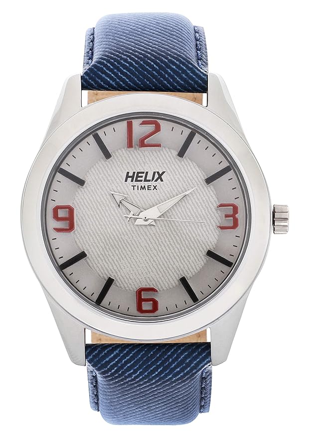 Helix Analog Grey Dial Men's Watch