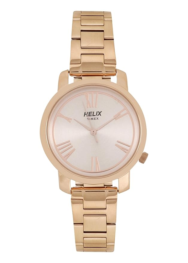 Helix Analog Beige Dial Women's Watch
