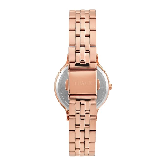 TIMEX Analog Watch for Woman with Round Dial & Water Resistant Women's Wrist Watch