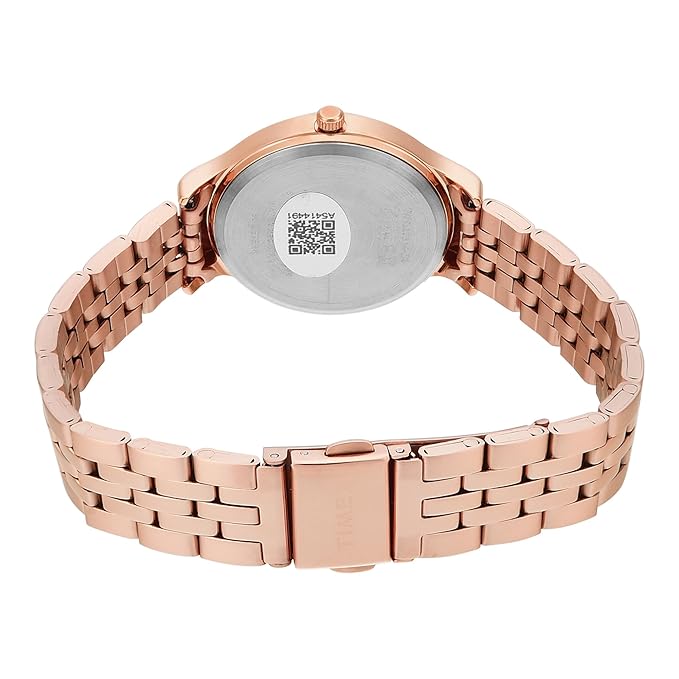 TIMEX Analog Watch for Woman with Round Dial & Water Resistant Women's Wrist Watch