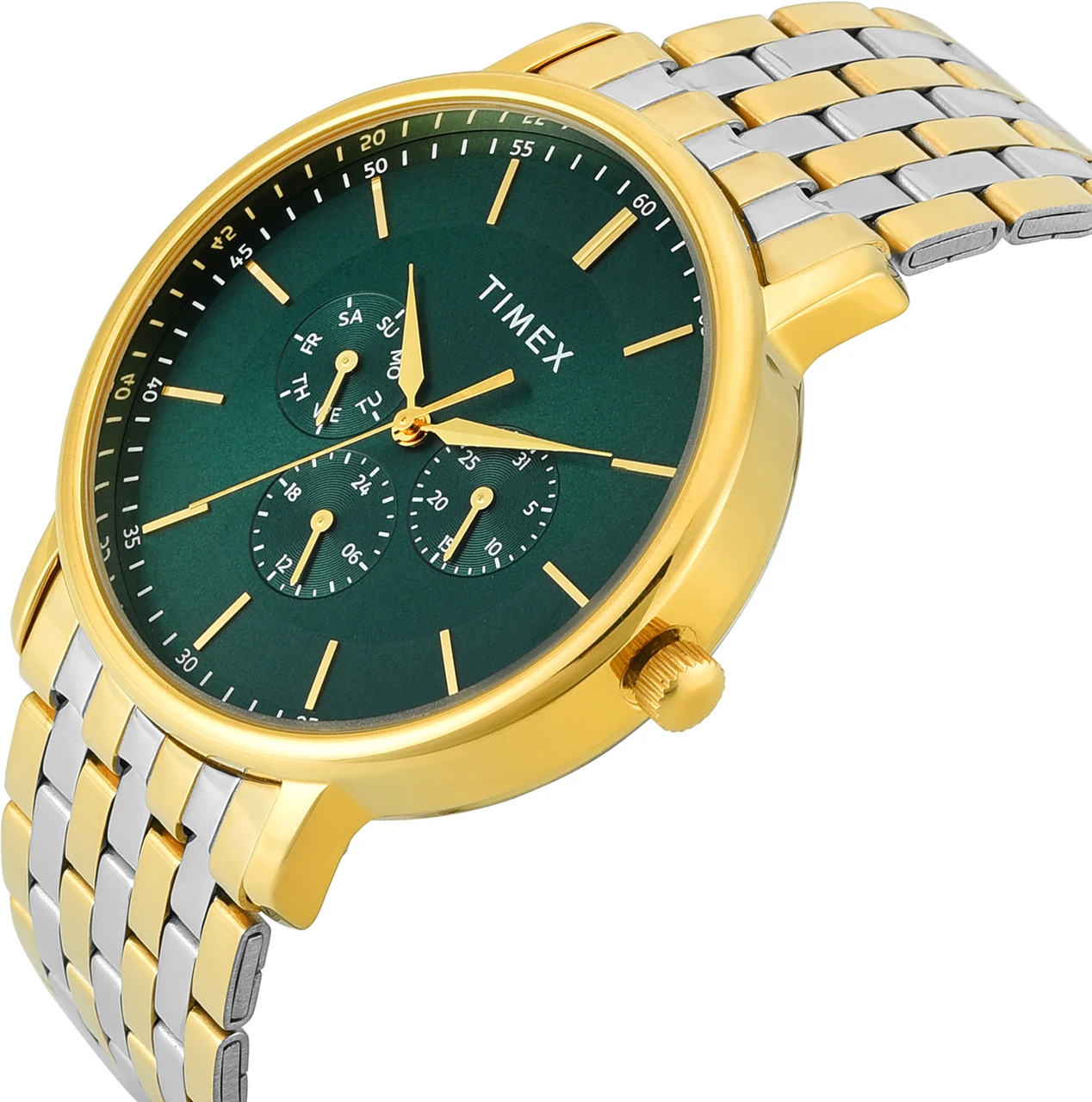 TIMEX Trendline Round 42mm Green Dial Analog Watch  - For Men