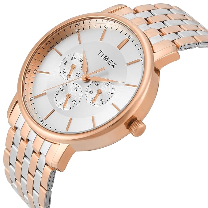 TIMEX Trendline Silver Round Dial Analog Men's Watch