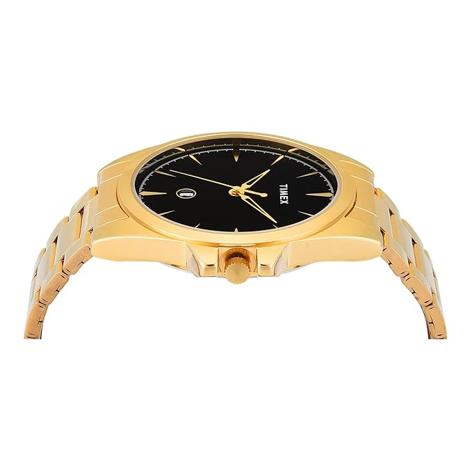 TIMEX Analog Watch for Man with Round Dial & Water Resistant Men's Wrist Watch