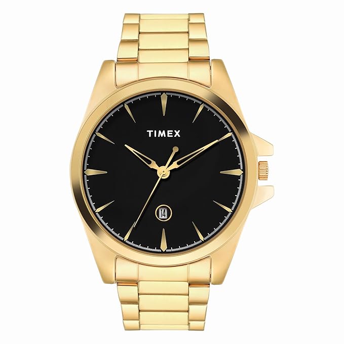 TIMEX Analog Watch for Man with Round Dial & Water Resistant Men's Wrist Watch