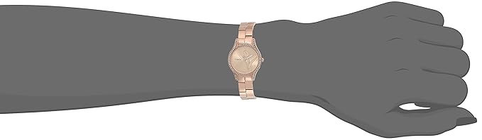 TIMEX Empera Analog Watch for Women with Rose Gold Round Dial & Rose Gold Stainless Steel Bracelet Band Water Resistant Women's Wrist Watches