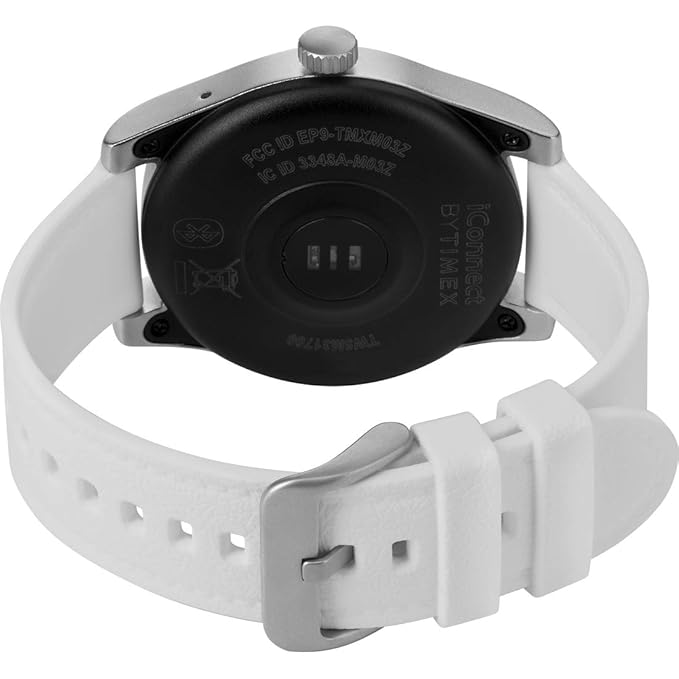 TIMEX iConnect Classic Round Touchscreen Smart Watch with Heart Rate, Notifications and Two-Way Bluetooth Calling - TW5M31700