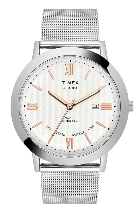 TIMEX Analogue Silver Dial Men's Watch
