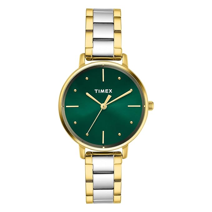 TIMEX Green Round Dial Analog Women's Watch