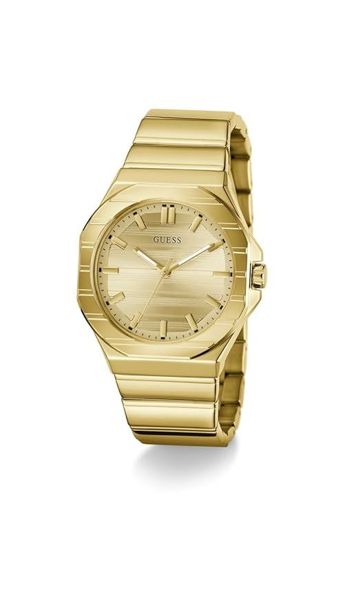 Guess  NEW ARRIVAL Women Quartz Gold Dial Analog Stainless Steel Watch GW1070G2