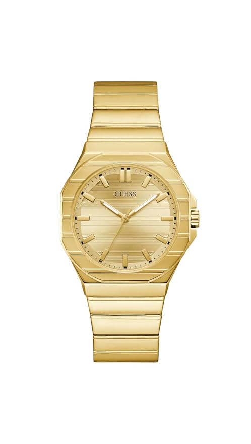 Guess  NEW ARRIVAL Women Quartz Gold Dial Analog Stainless Steel Watch GW1070G2