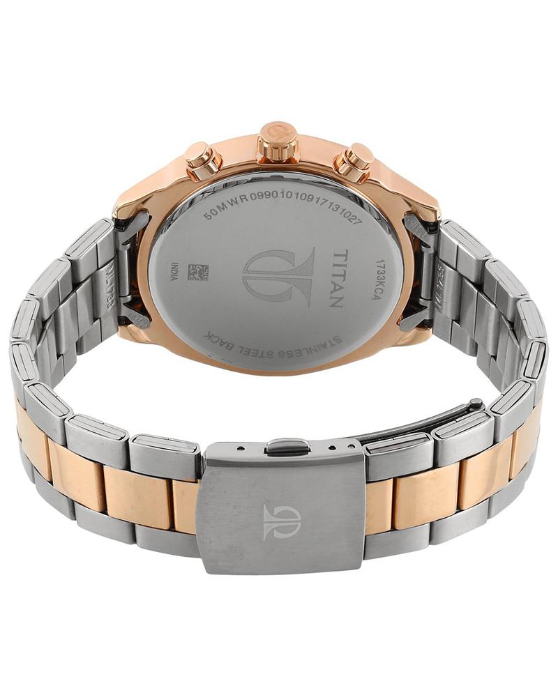 Titan Men WORKWEAR Two Toned Analog Watch