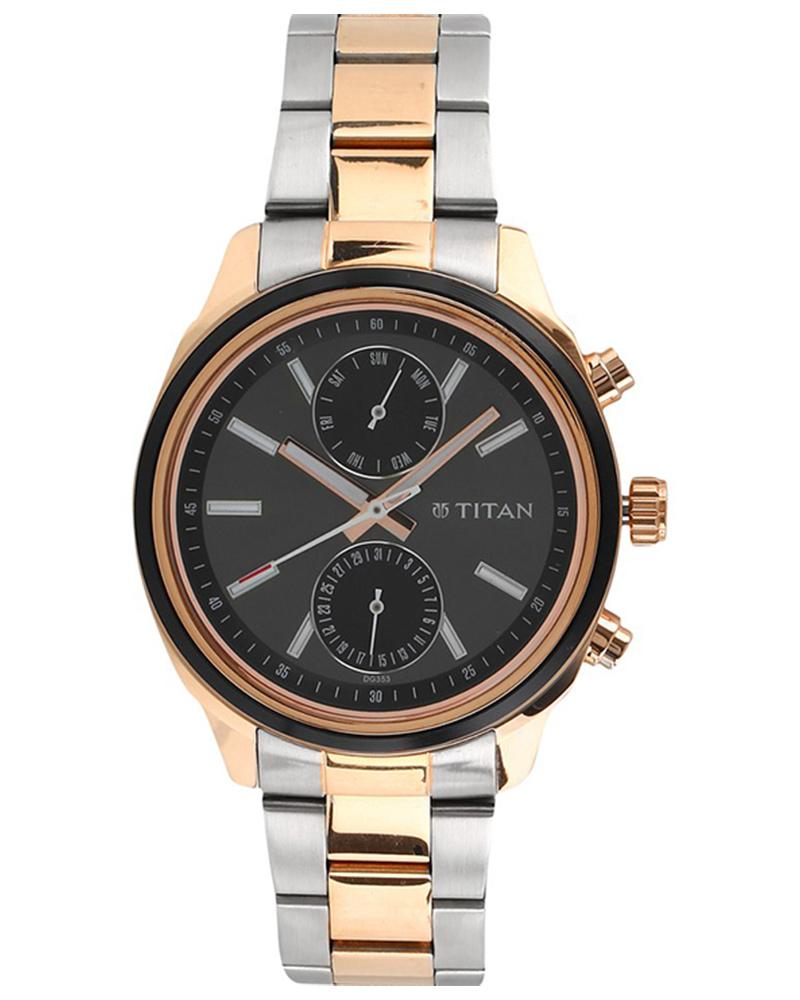Titan Men WORKWEAR Two Toned Analog Watch