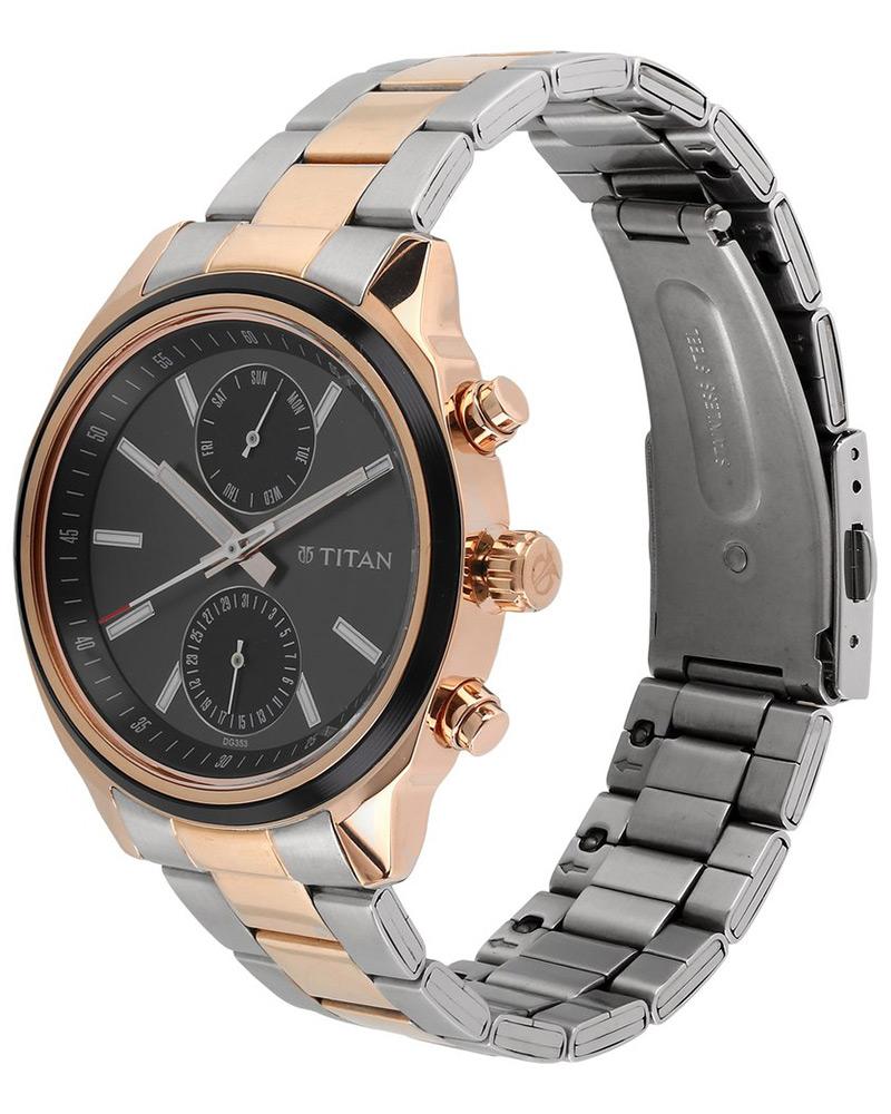 Titan Men WORKWEAR Two Toned Analog Watch