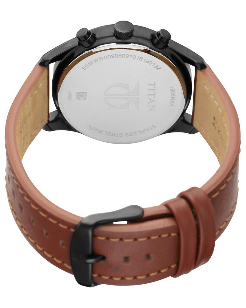 Titan Men WORKWEAR Brown Analog Watch