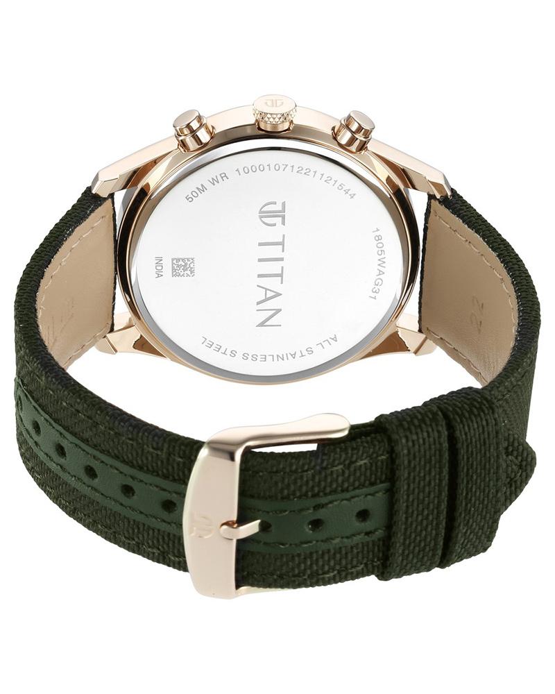 Titan Men NEO SPLASH Green Analog Watch