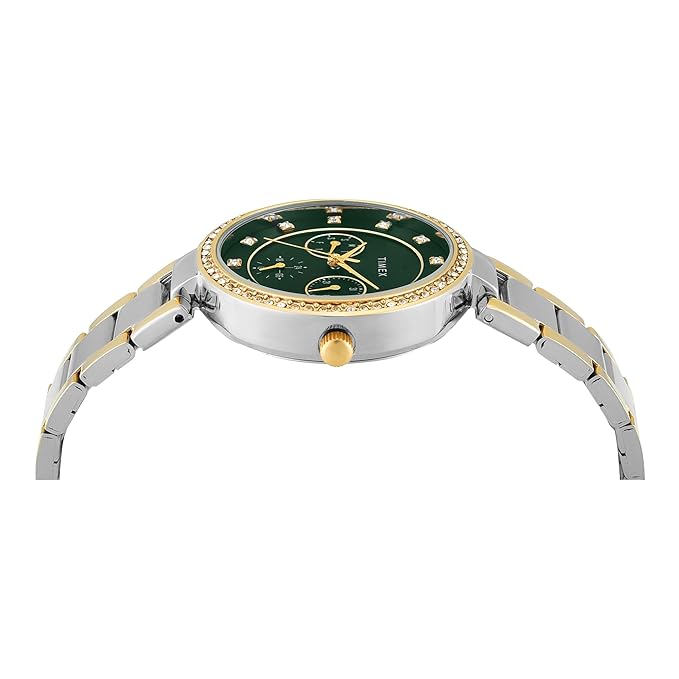 TIMEX Green Round Dial Analog Women's Watch