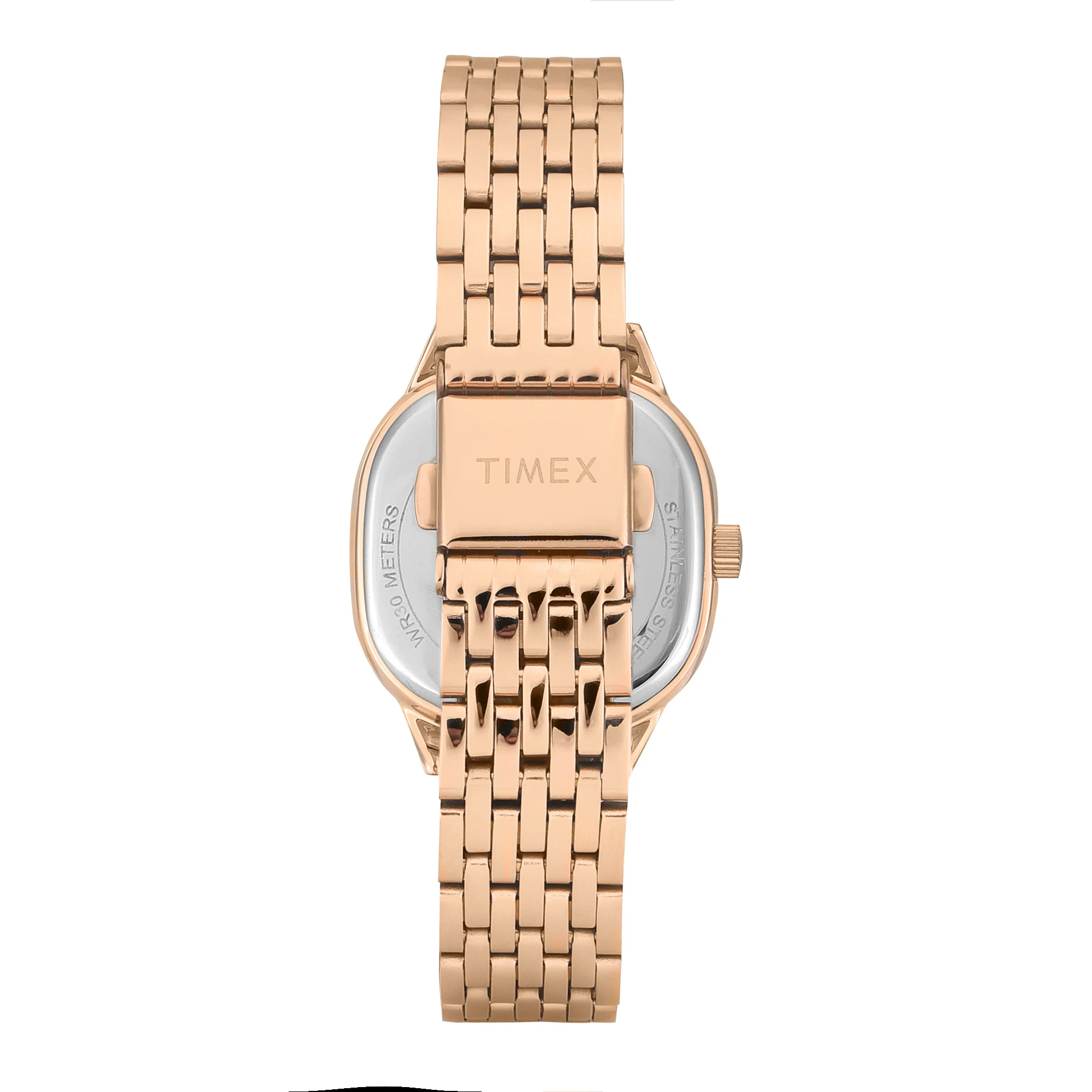 Timex Square 29mm Burgundy Dial Analog Women Watch
