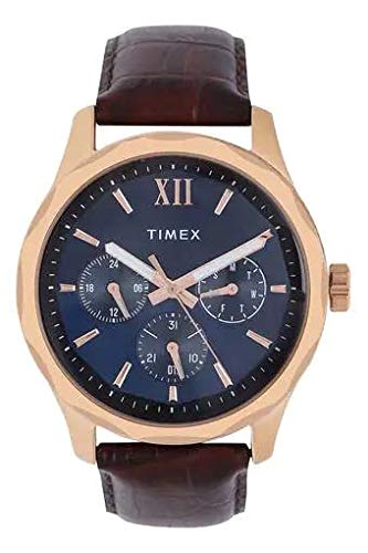 TIMEX Empera Analog Watch for Men with Round Dial & Water Resistant Man's Wrist Watches