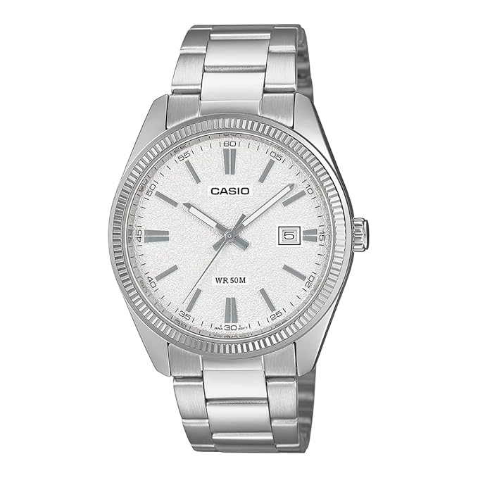 Casio Enticer Men MTP-1302DA-7AVDF Analog White Dial Men