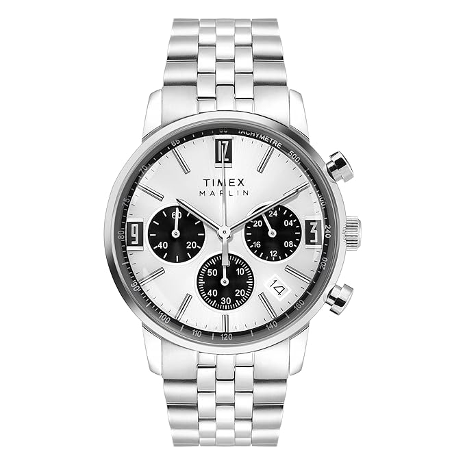 TIMEX Marlin Analog Watch for Men with Round Dial & Water Resistant Man's Wrist Watch